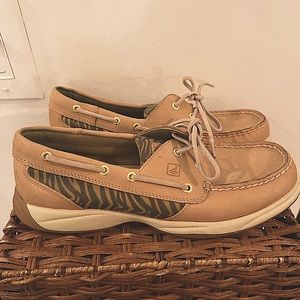 *BRAND NEW: Sperry Top-Sider Cheetah Print Boat Shoes